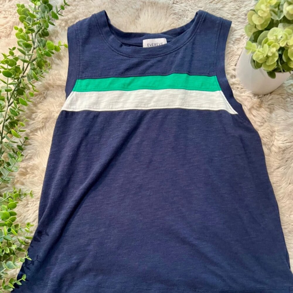 Evereve Navy Sleeveless Top – Size S (New Without Tags)